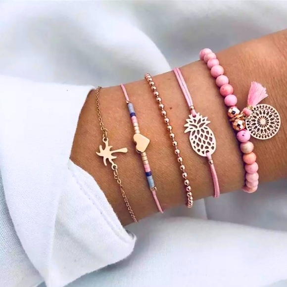 ENDLESS SUMMER ♡ 5 Bracelets GIFT SET - Picture 1 of 8
